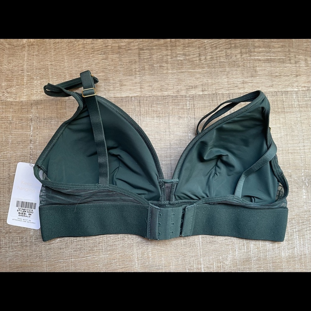 LIVELY Stripe Mesh Bralette